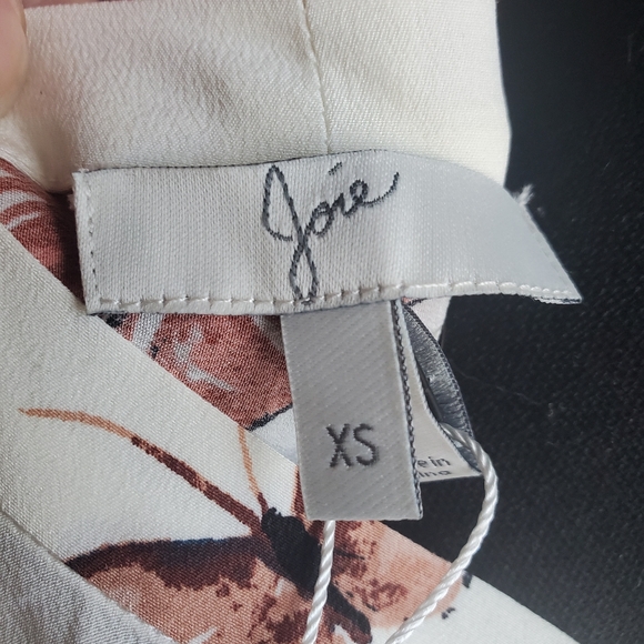 NWT JOIE SILK EXTRA SMALL RUBINA BUTTERFLY BLOUSE - Picture 6 of 7